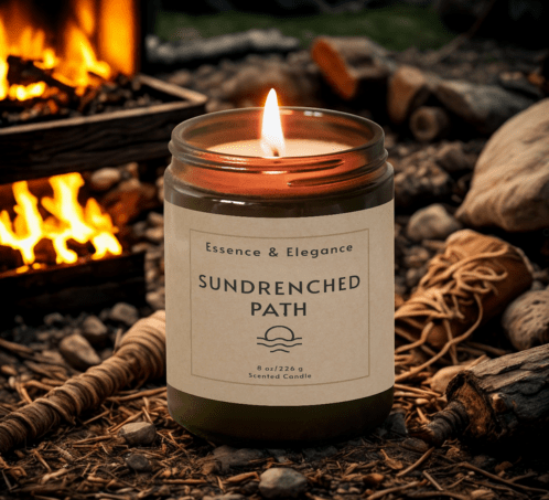 Sundrenched Path Candle - Essence & Elegance