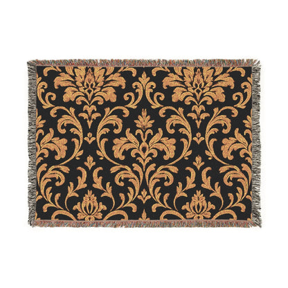 Elegant Vintage Woven Blanket | Cozy Home Decor, Perfect for Gifting, Living Rooms, Weddings, and Seasonal Celebrations - Essence & Elegance