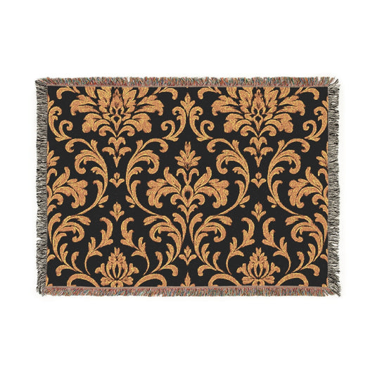 Elegant Vintage Woven Blanket | Cozy Home Decor, Perfect for Gifting, Living Rooms, Weddings, and Seasonal Celebrations - Essence & Elegance