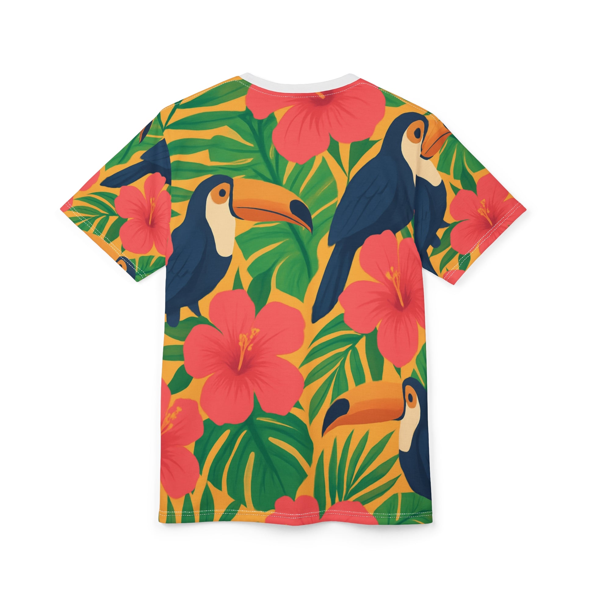 Tropical Unisex Tee, Summer T-Shirt, Casual Wear, Beach Top, Vacation Outfit, Floral Graphic Tee - Essence & Elegance