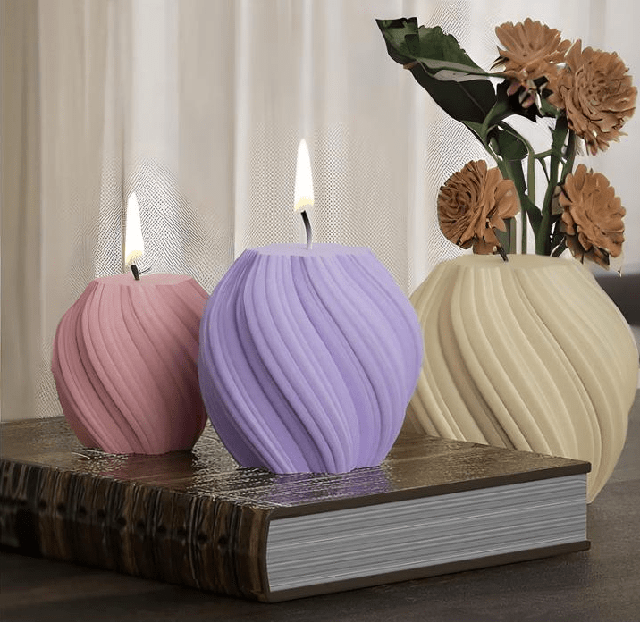 Unscented Pillar Candle – Classic Decorative Accent - Essence & Elegance