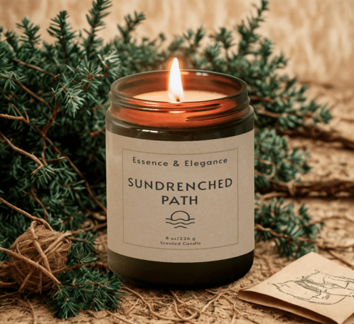 Sundrenched Path Candle - Essence & Elegance