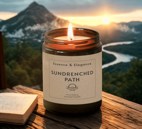 Sundrenched Path Candle - Essence & Elegance